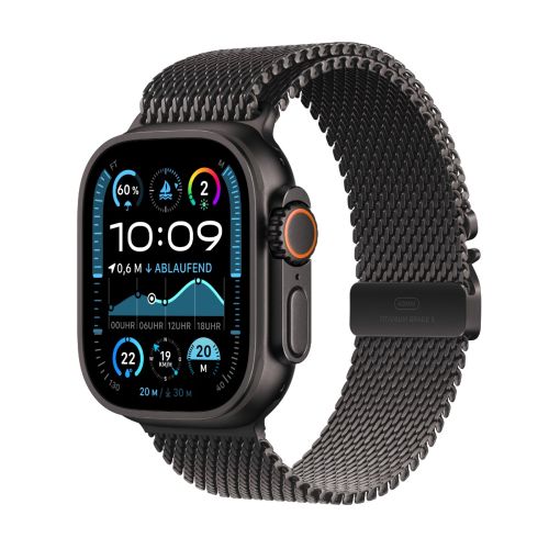 Apple Watch Ultra 2 GPS Cel. 49mm Titan black with Milanese loop