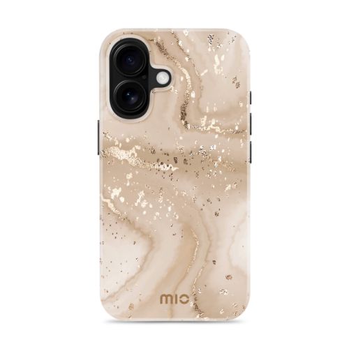 Mobilize MIO Gold Marble Magsafe Compatible for iPhone 16
