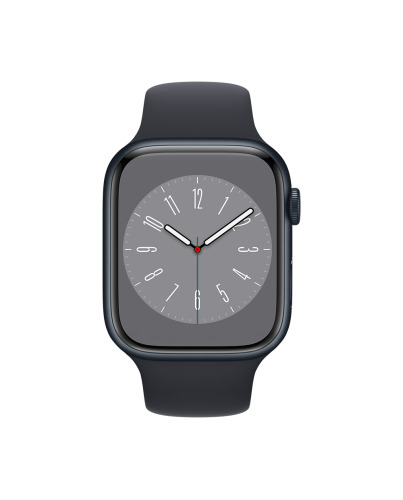 Watch Series 8 GPS 41mm, Aluminium Case, Sports Bracelet, Midnight