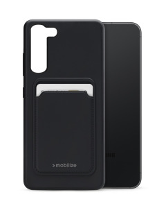 Mobilize Rubber Gelly Card Case Samsung Galaxy S23+ 5G Matt Black