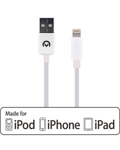 Mobilize Fast Charge/Sync Cable Apple Lightning 1m. White