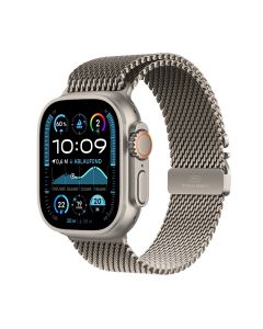 Apple Watch Ultra 2 GPS Cel. 49mm Titan natural with Milanese loop