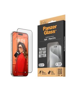 Screen protector for iPhone 15 Pro | Ultra-Wide Fit w. EasyAligner