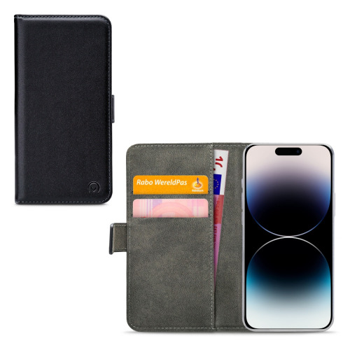 Mobilize Classic Gelly Wallet Book Case Apple iPhone 15 Pro Black