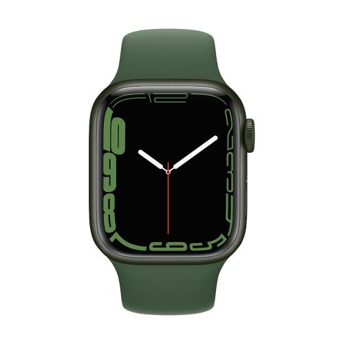 Watch Ser. 7 GPS Cel. 41mm Aluminum Case with Clover Sport Band - Green