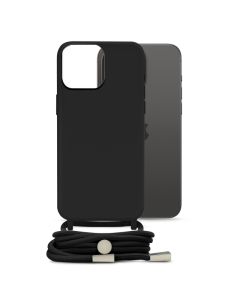 Mobilize Lanyard Gelly Case for Apple iPhone 15 Pro Max Black