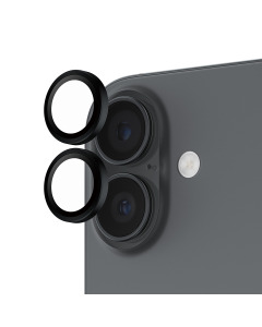 PanzerGlass® Hoops® Black Camera Lens Protector iPhone 17 | iPhone 16 | 16 Plus