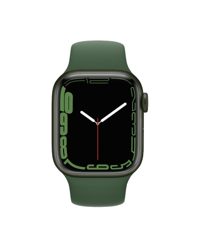 Watch Ser. 7 GPS Cel. 41mm Aluminum Case with Clover Sport Band - Green