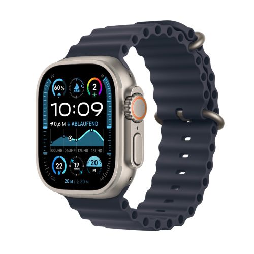 Apple Watch Ultra 2 GPS Cel. 49mm Titan natural with ocean band 
