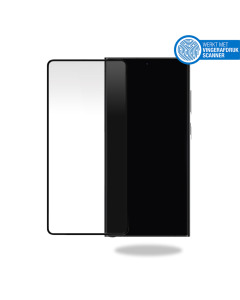 Mobilize Edge-To-Edge Glass Screen Protector Samsung Galaxy S23 Ultra 5G Black Edge Glue