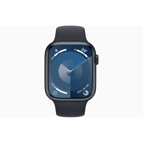 Watch Series 9 Aluminium Case in Midnight, Sports Bracelet