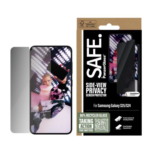 SAFE   privacy screen protector for Samsung S25 | Ultra-Wide Fit