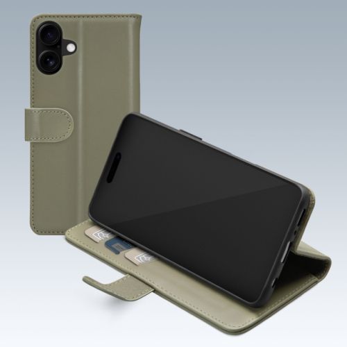 Mobilize Premium Gelly Wallet Book Case Apple iPhone 16 Pro Green