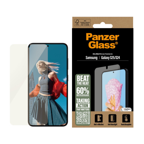 Screen protector for Samsung Galaxy S25 Ultra| Ultra-Wide Fit 