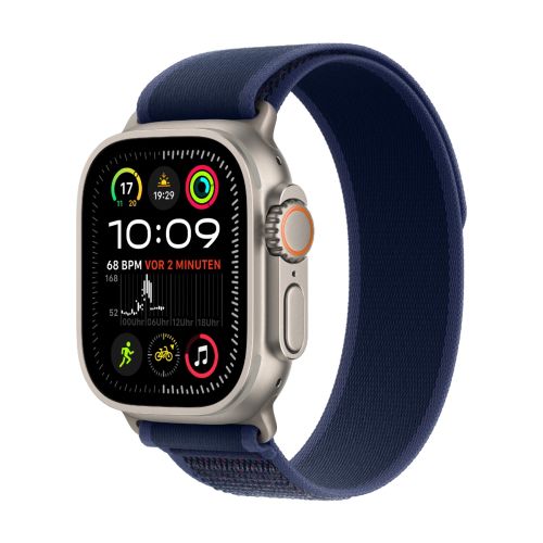 Apple Watch Ultra 2 GPS Cel. 49mm Titan natural with trail loop blue
