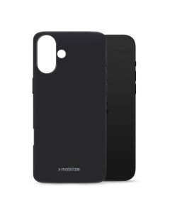 Mobilize Rubber Gelly Case Apple iPhone 16 Pro Matt Black