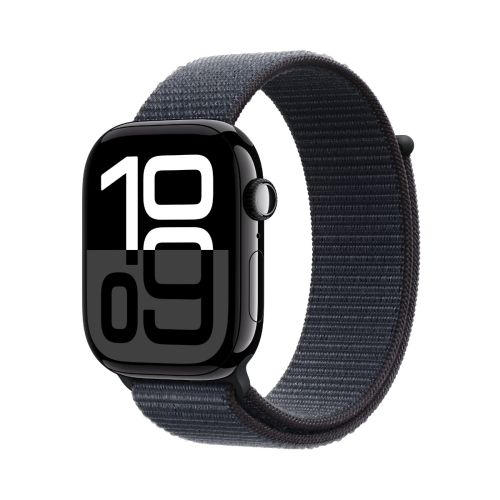 Apple Watch Ser. 10 GPS Cel. 46mm Alu. black with tinte loop band