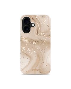 Mobilize MIO Gold Marble Magsafe Compatible for iPhone 16 Plus