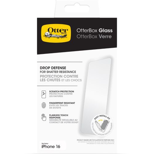 OtterBox Glass Apple iPhone 16 - clear